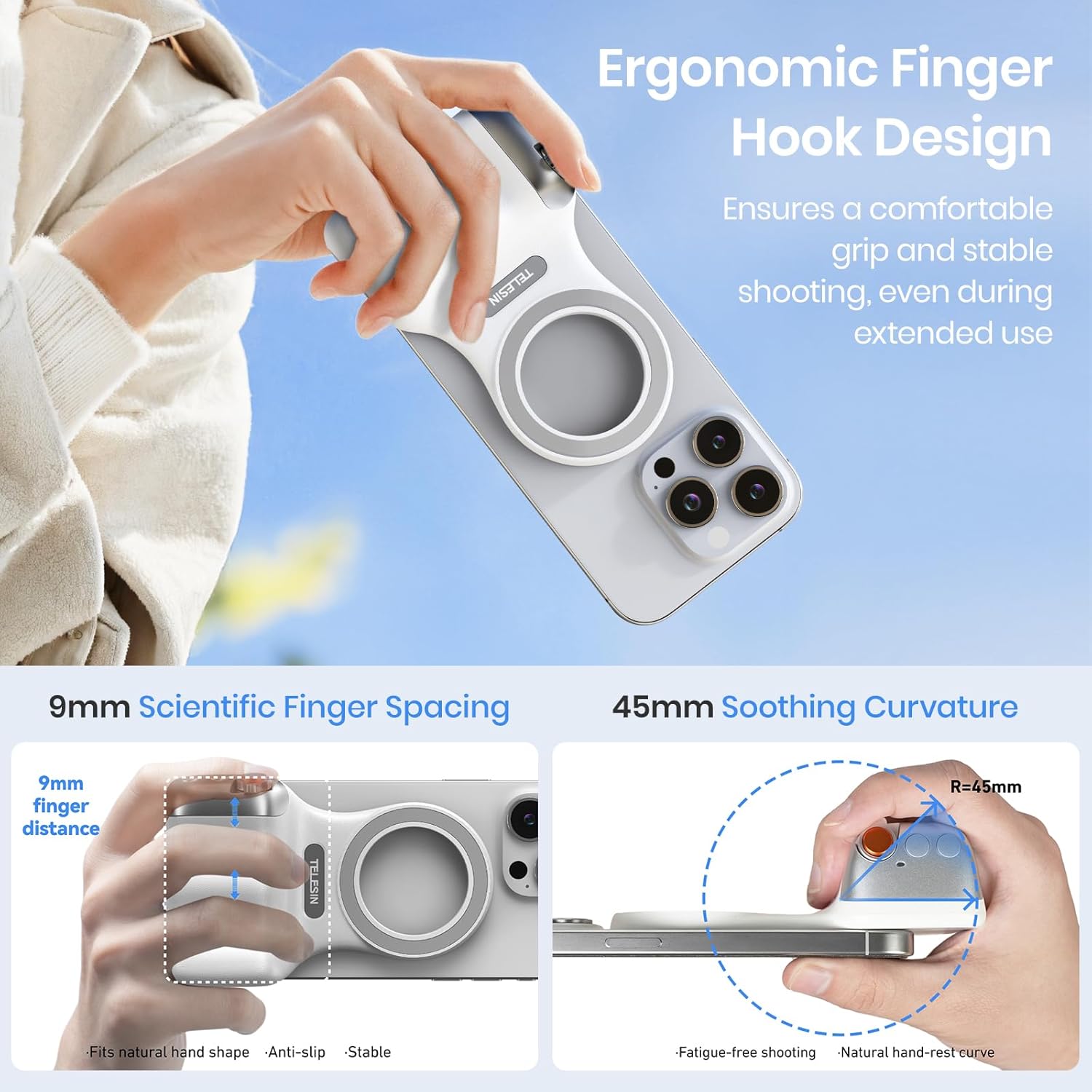 XPro Magnetic Photography Handle Phone Grip