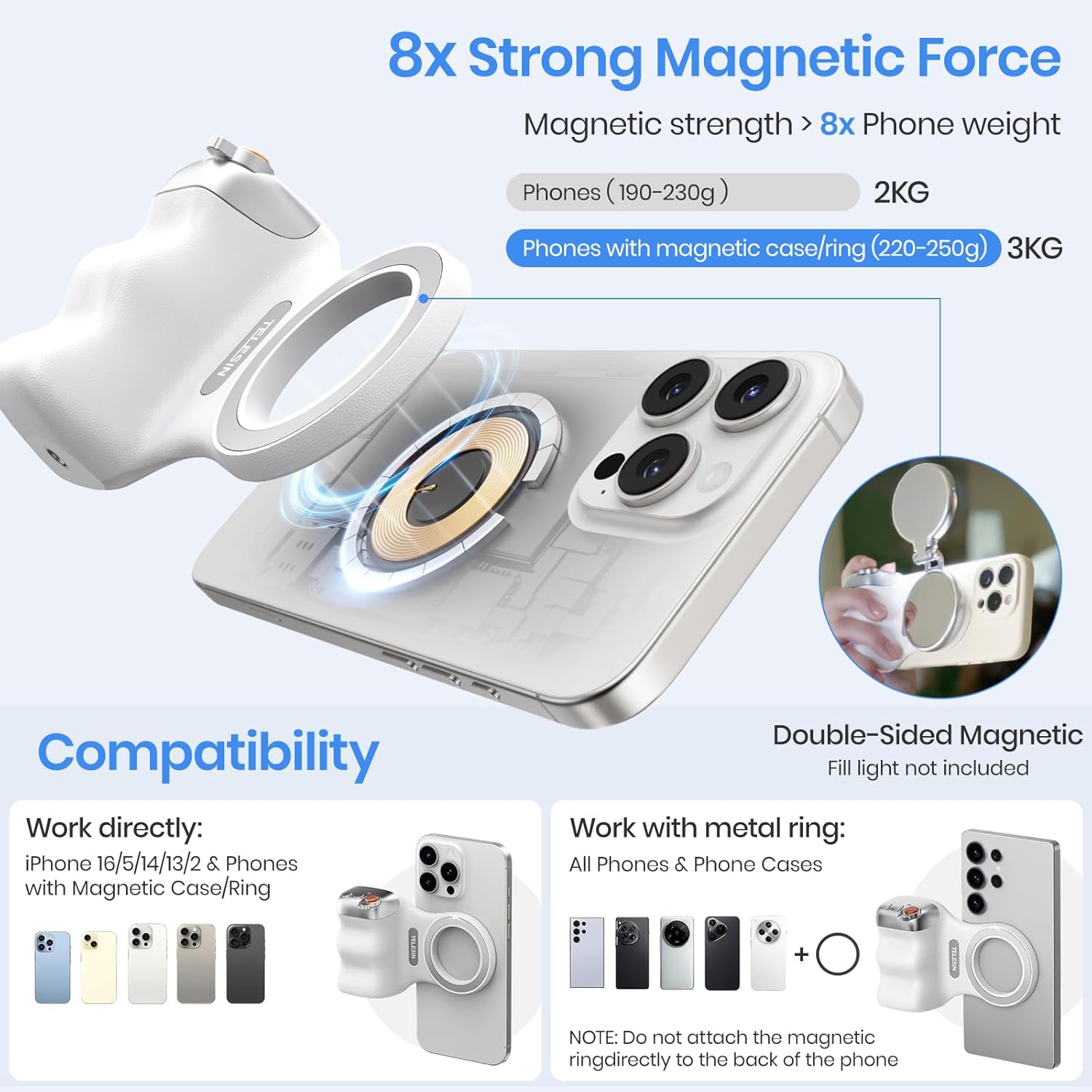 XPro Magnetic Photography Handle Phone Grip