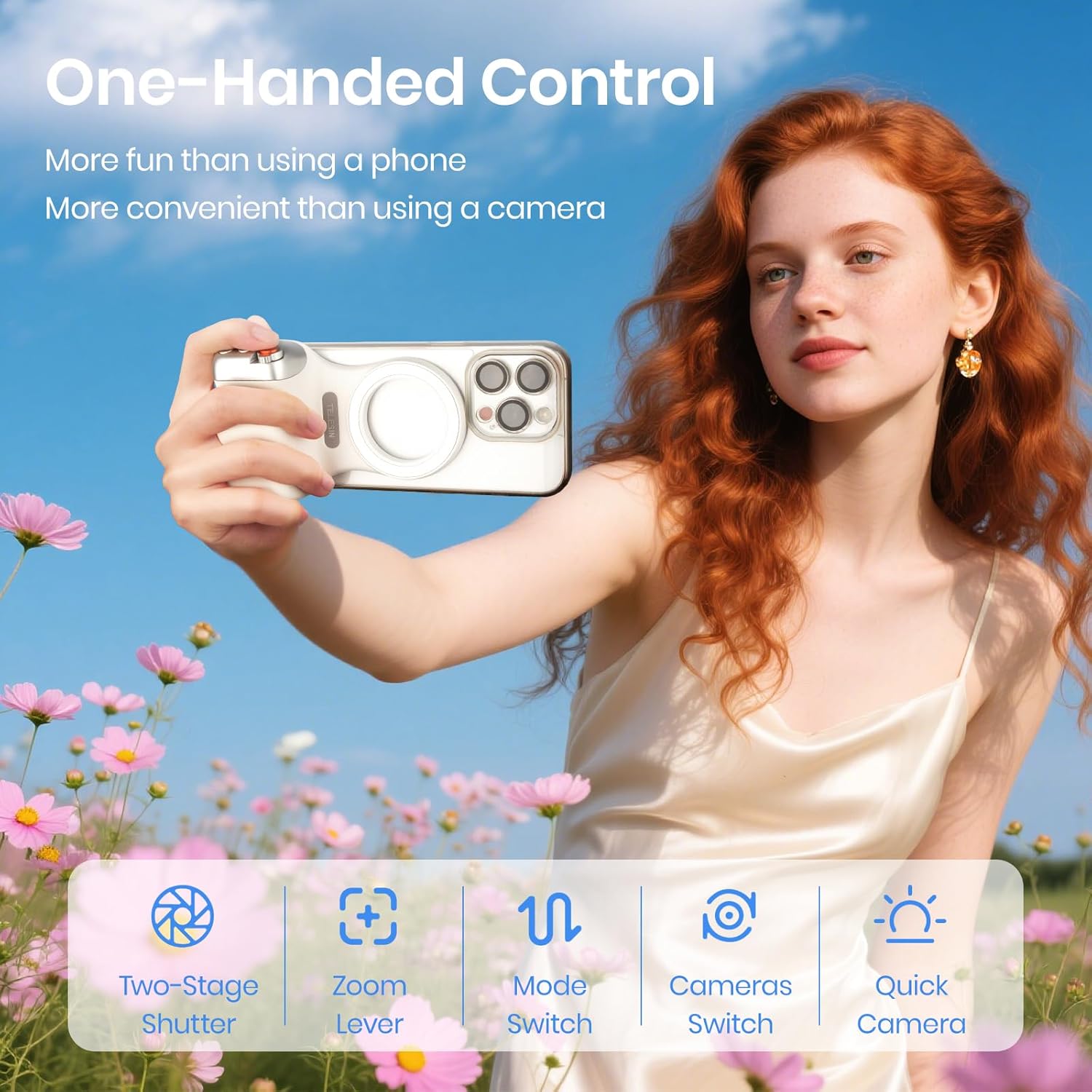 XPro Magnetic Photography Handle Phone Grip